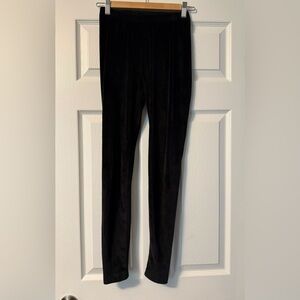 Old Navy Black Velvet Leggings